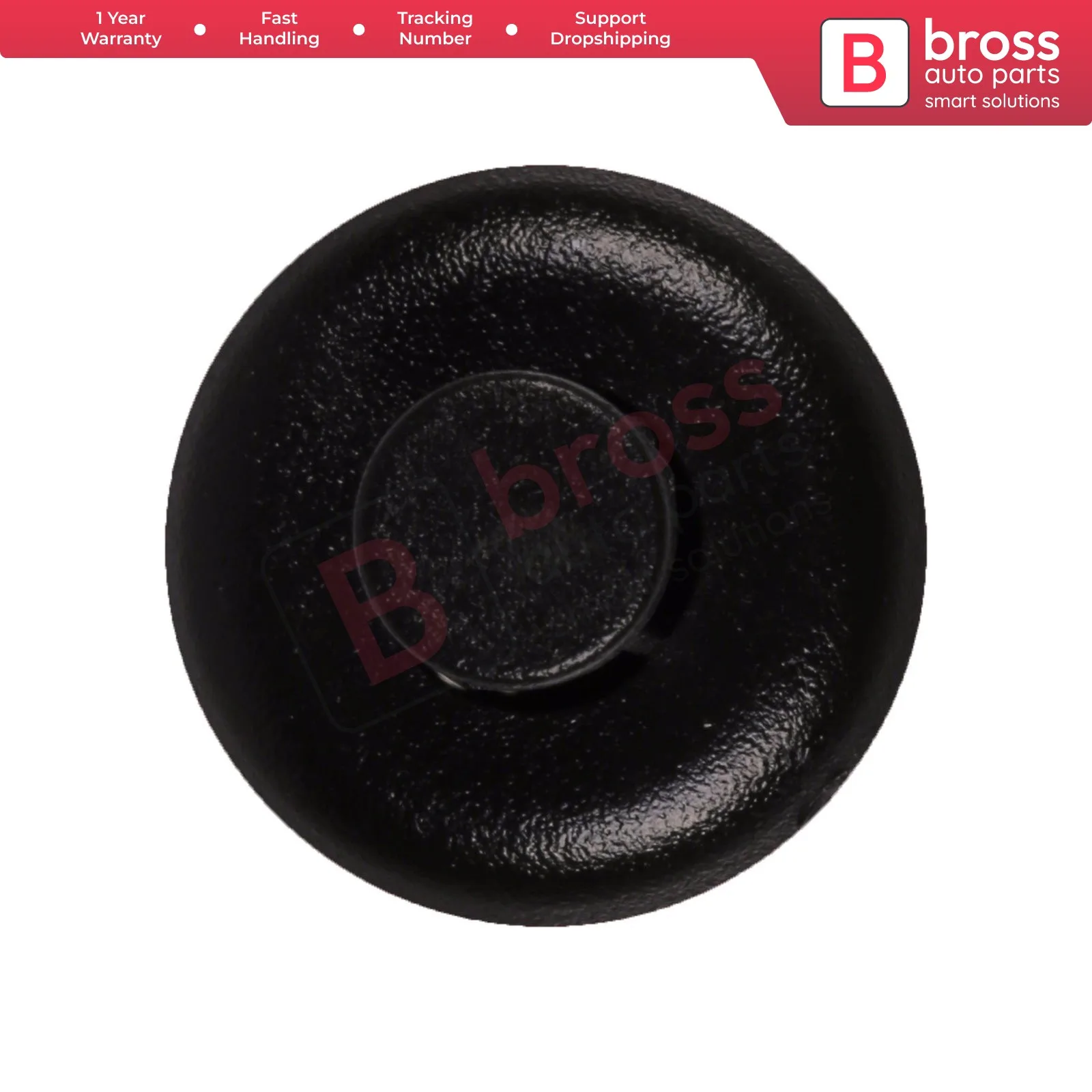 BCF1084 10 Pieces Push Type Retainer for Nissan; 66824-01G00 Head Dia: 12mm, Stem Length:8mm, Fits Into Hole:6mm