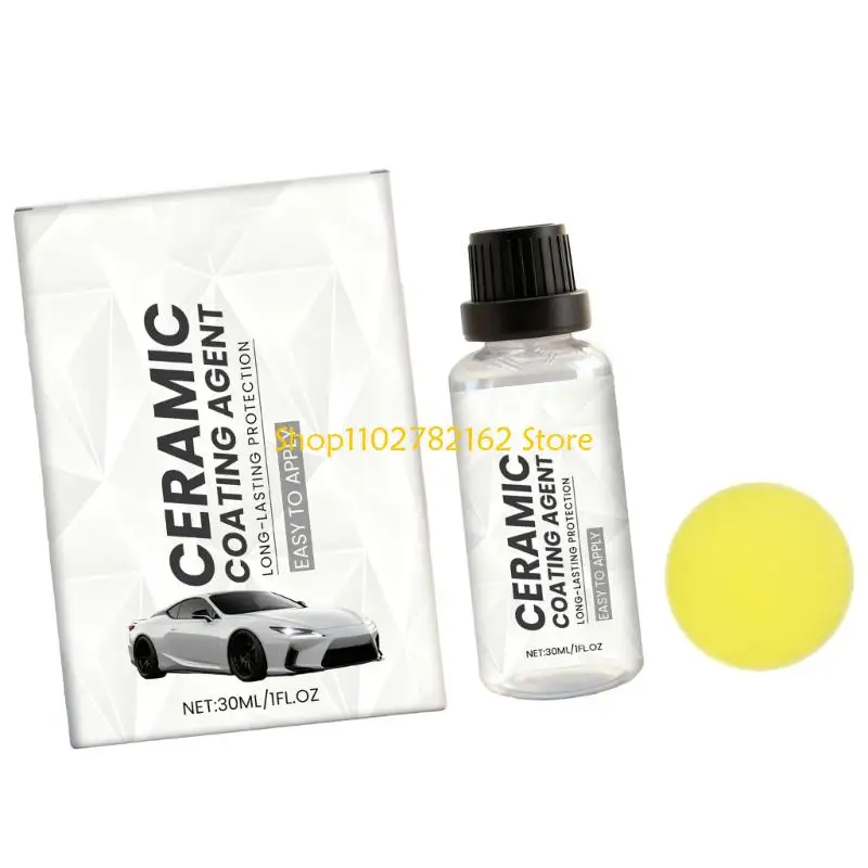 547B Innovative Coat Car Polish Liquid For Superior Gloss And Scratch Prevention Car Ceramic Coating Agent With Sponge