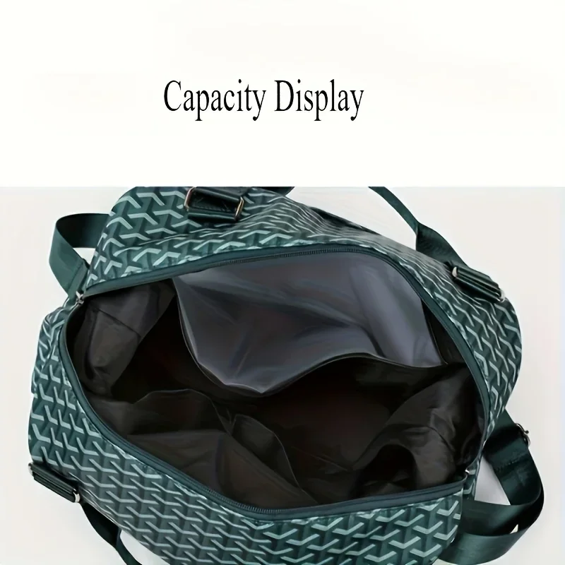 2025 تصميم جديد من مادة قماش أكسفورد ذات سعة كبيرة حقيبة سفر كاجوال للسفر حقيبة حمل اختيار مثالي للاستخدام اليومي