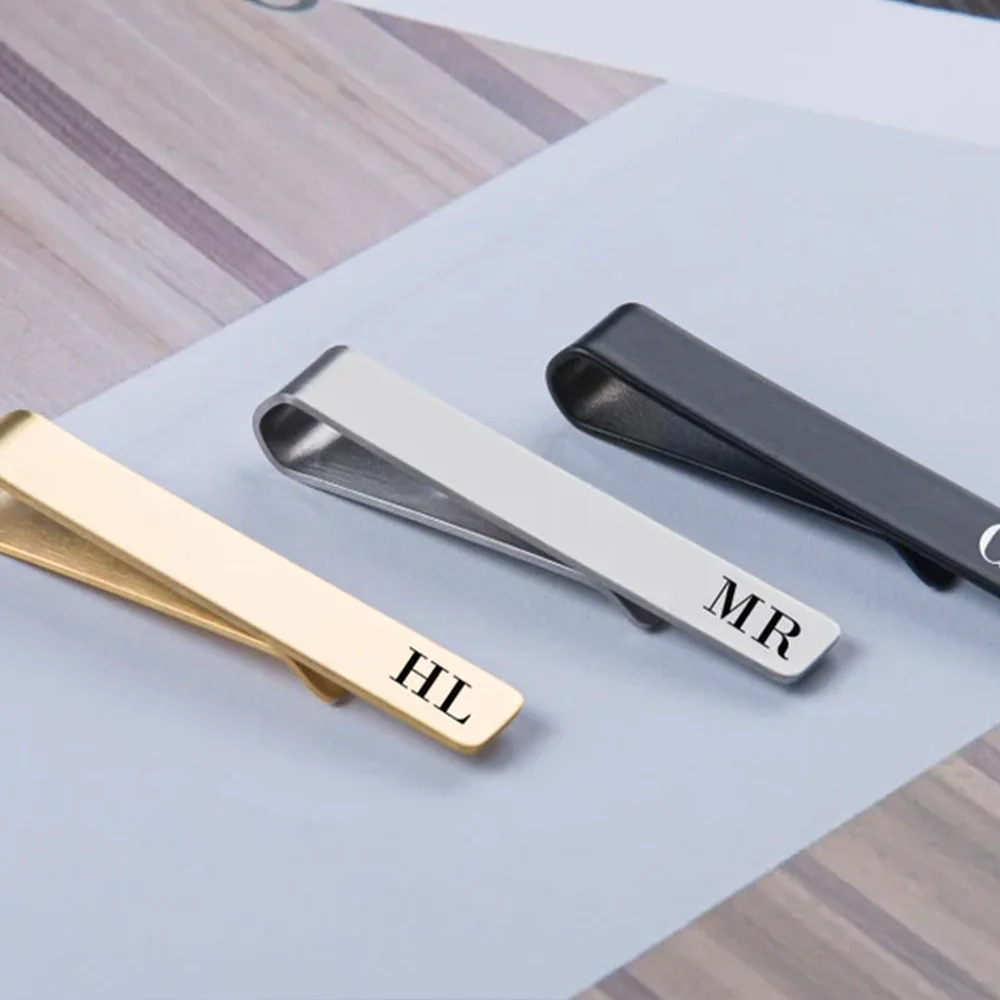 

Customize Personalized Name Carving Tie Clip. Stainless Steel Jewelry, Name Carving, Tie Clip, Jewelry Gift