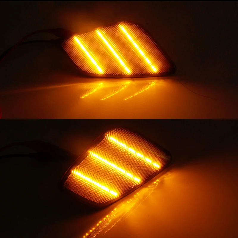 Прозрачные и дымчатые линзы для Jeep Wrangler TJ 1997-2006, желтая передняя лампа указателя поворота, фонарь для бокового брызговика, фонарь