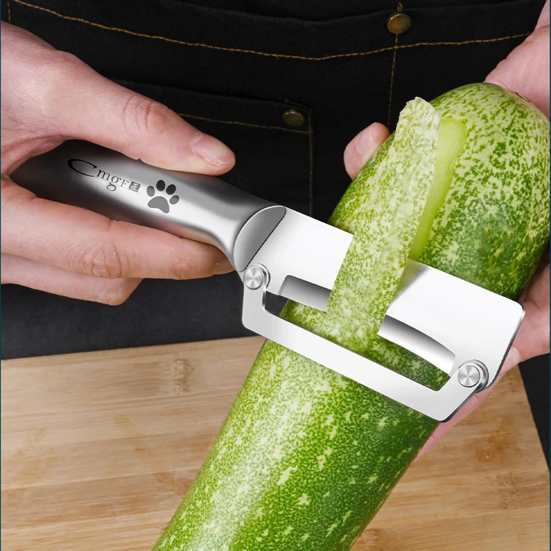 Commercial large stainless steel cane knife Multi-purpose household pineapple peeler Thickened kitchen lettuce peeler