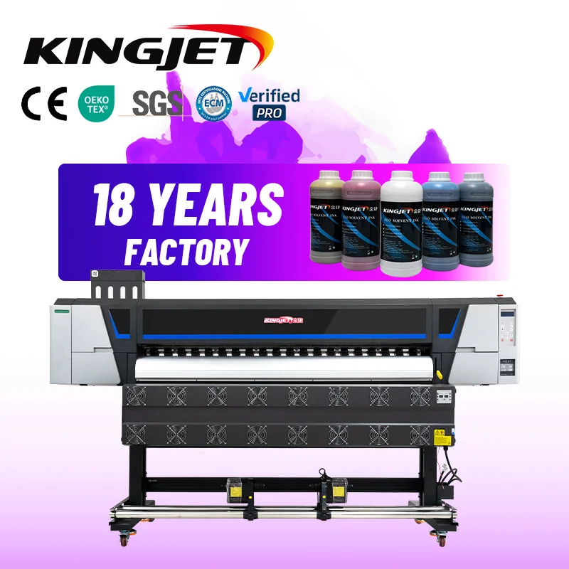 3.2m Digital Flex Banner Car Vinyl Sticker Film Poster Canvas Eco Solvent Inkjet Printer High-Speed Automatic