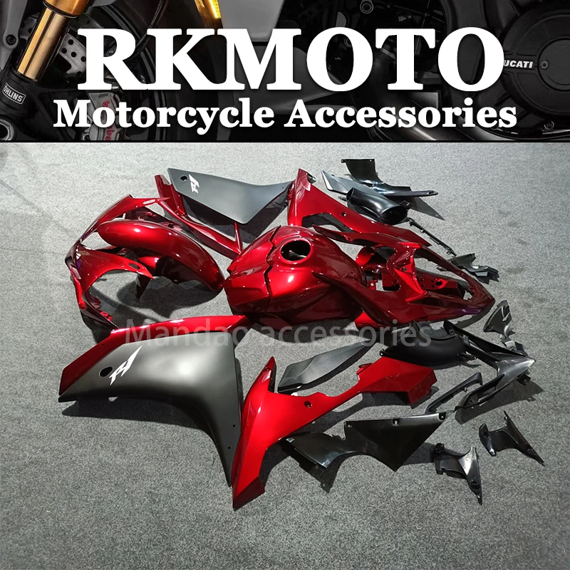 NEW ABS Motorcycle Injection mold full Fairing Kit fit For YZF R6 2006 2007 YFZ-R6 06 07 Bodywork fairings kits set red