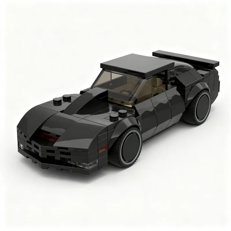 170 stks MOC City Champions Knight Rider K I T Model Bouwstenen Kerstcadeaus Architectuur Monteren DIY Speelgoed Idee Creatief