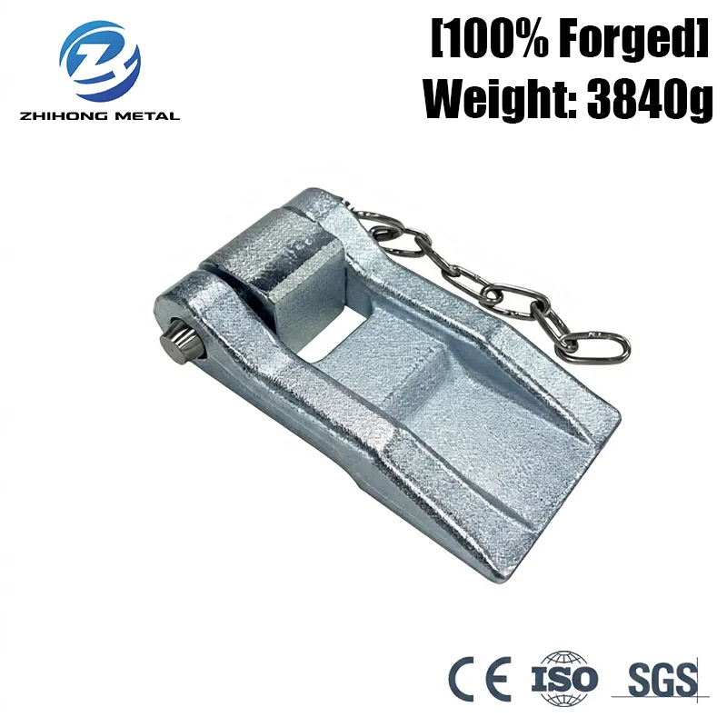 Heavy Duty Removable Hinge Plate High-Grade Stainless Steel Pin Hot-Dip Galvanized Surface for Open Top Containers Logistics
