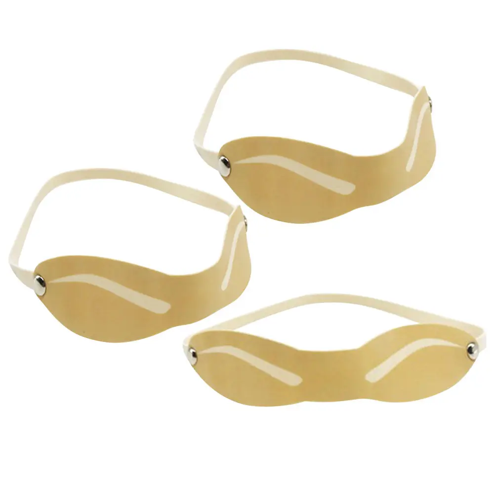 

5 шт. тренировочных накладок для бровей с имитацией человеческой кожи, идеально подходят для начинающих, увлекательные и простые в использовании, изогнутые.