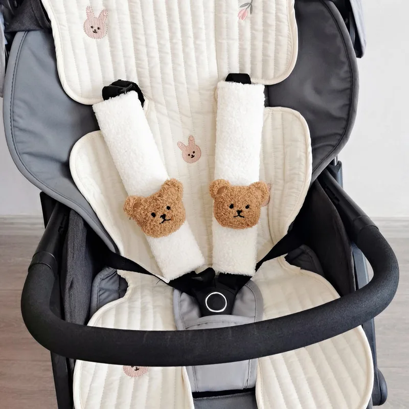 Ins Little Bear cintura di sicurezza per auto per bambini protezione per le spalle passeggino cintura per spalla per bambini copertura di protezione per l'usura