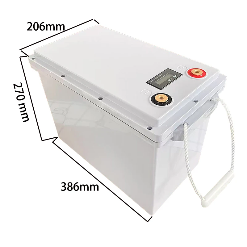 280Ah  320Ah 90Ah 105Ah Box Lifepo4 Battery Storage Boxes Screw type12V Solar Cells Case RV Yacht Battery Storage Plastic Case