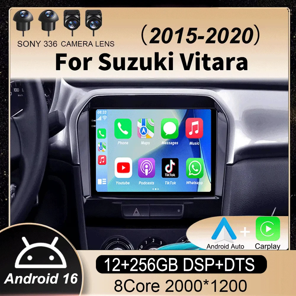 

Android 16 For Suzuki Vitara 2015 - 2020 Car Radio Multimedia Video Player Navigation Gps WIFI Car Radio 5G