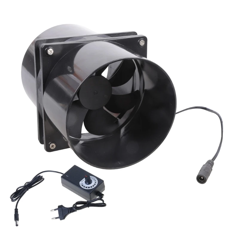 Quạt hút công suất cao 81CFM Vòng bi thủy lực 12CM dành cho nhà kính Nhà xưởng thú cưng M4YD