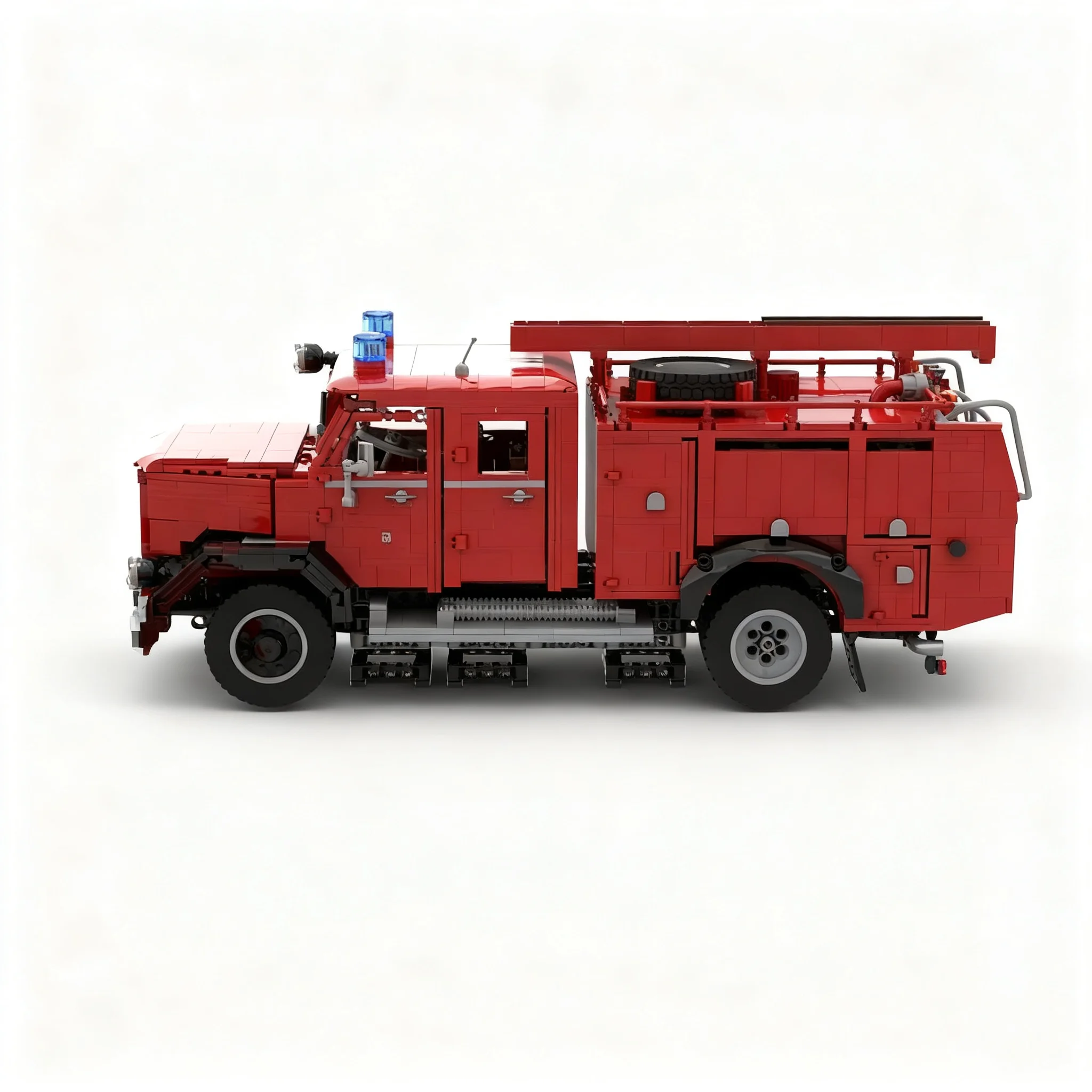 2728pcs MOC City Fire Magirus Deutz 150D Fire Department Wuppertal-Doenberg Model Building Blocks Christmas Gifts Toys Brick