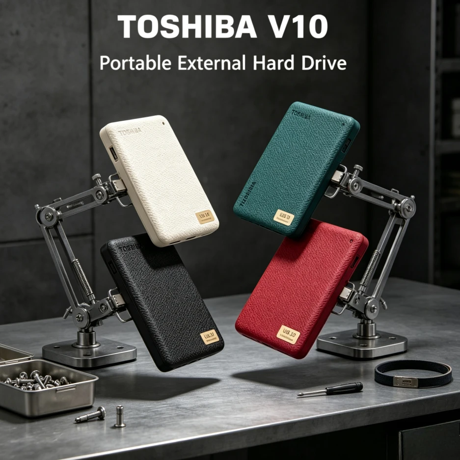 Original Toshiba V10 Canvio Advanced 2.5" Portable External HDD USB3.0 1TB 2TB 4TB Mobile Hard Disk For Laptop PC