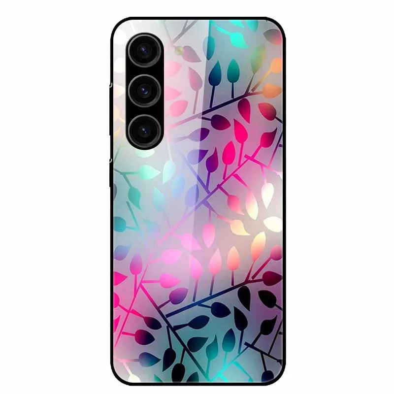 Phone Cases for Samsung Galaxy S23 Ultra / S23 / S23 Plus 5G Cover Tempered Glass Hard Back Coque for Galaxy S23+ S 23 Shells