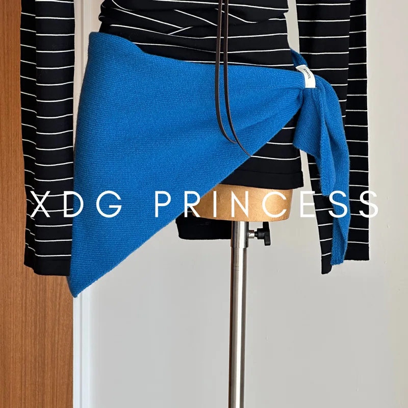 

Корейский одиночный осенне-зимний однотонный вязаный треугольный шарф из 100% шерсти, женская повязка на голову, сложенный шарф с занавеской