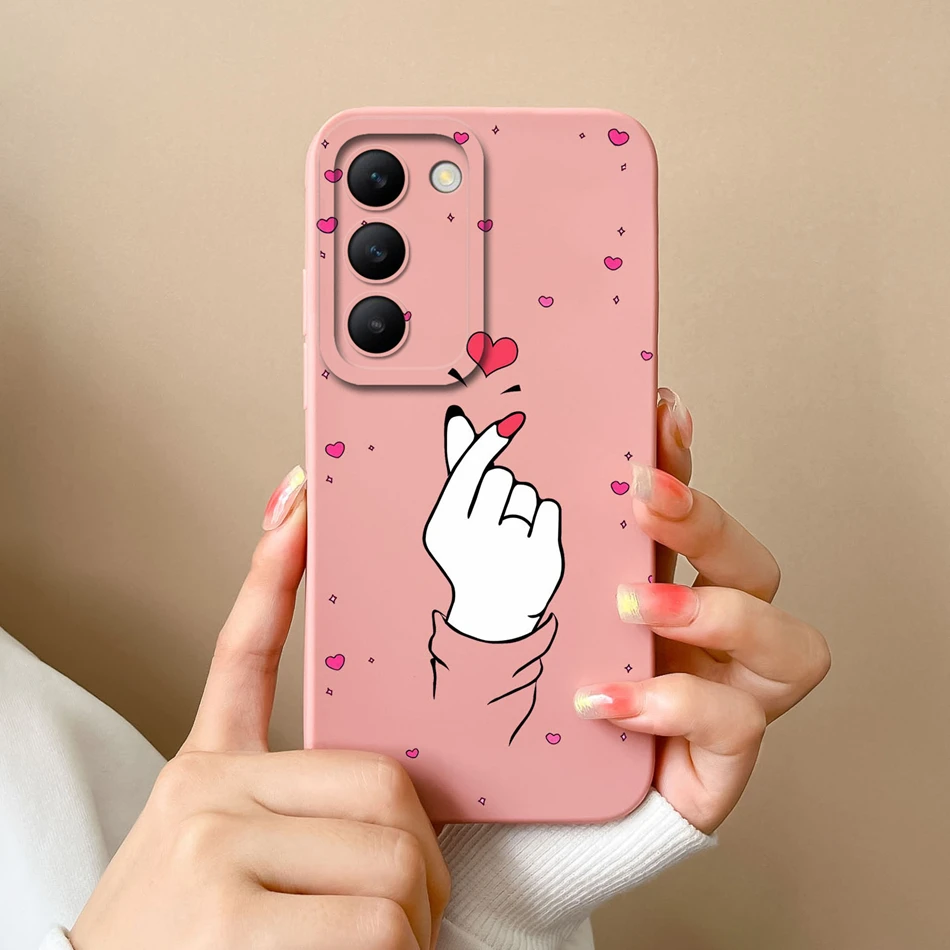 Для Vivo V30 Lite V30E V30SE чехол простой бабочка мягкий жидкий силиконовый защитный чехол для камеры задние чехлы для Vivo V30 Lite 4G 5G