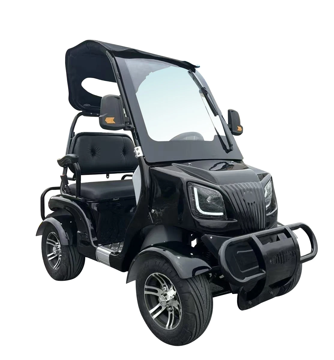 

Mini Electric Golf Cart with Golf Rack
