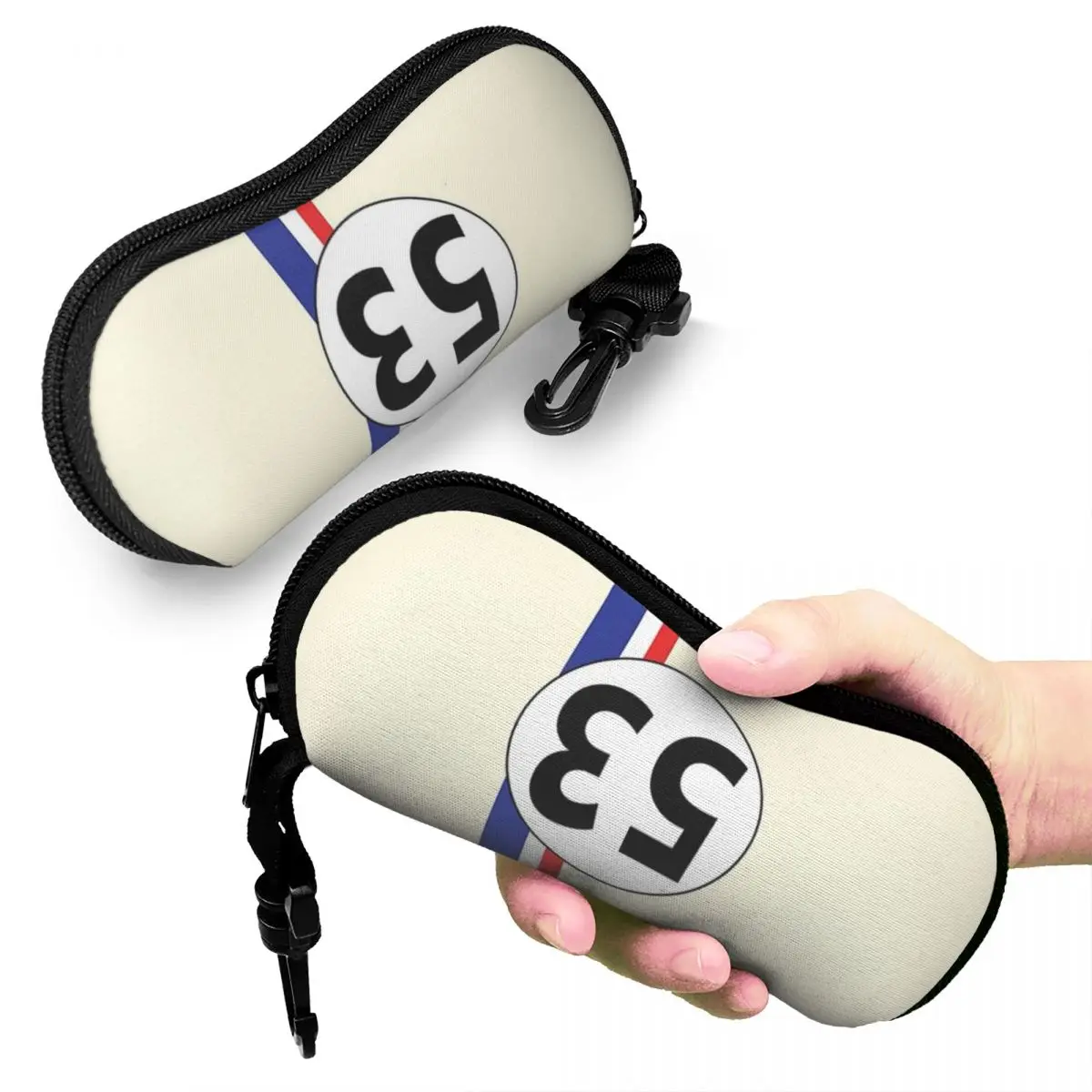 

Herbie, номер 53, чехол для очков, защитная коробка для солнцезащитных очков, женская и мужская мягкая сумка для очков, сумка