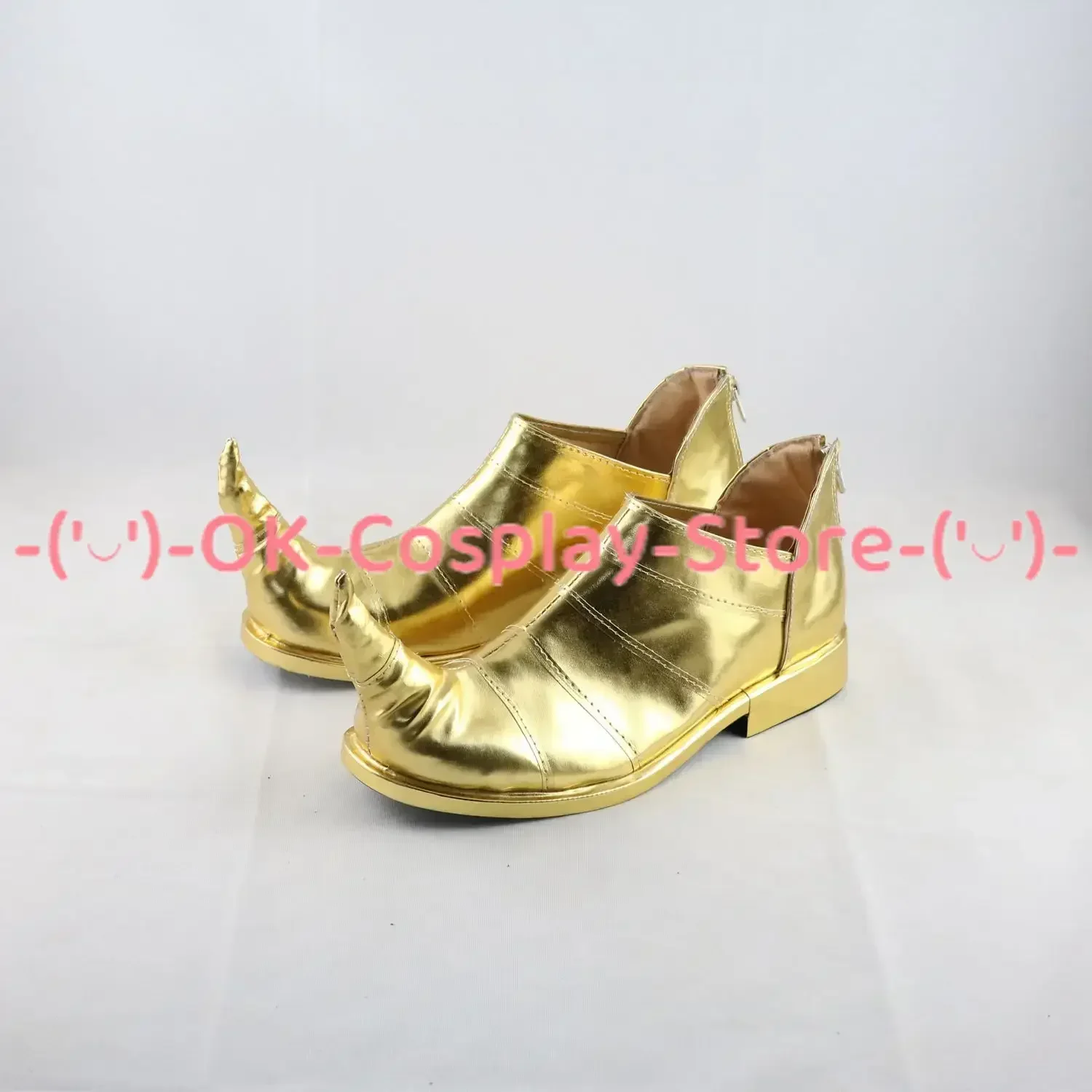 [Customized] JoJo's Bizarre Adventure Dio Brando Cosplay Shoes Anime Game Roleplay Costume Prop Halloween Party PU Leather Boots