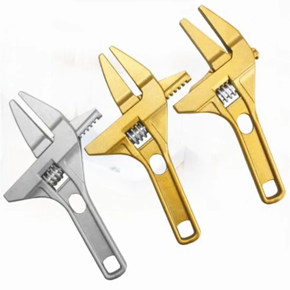 Multifunctional air Conditioning Repair  Short Handle Adjustable Wrench Tool  Wrench for Plumbing Sanitary Ware