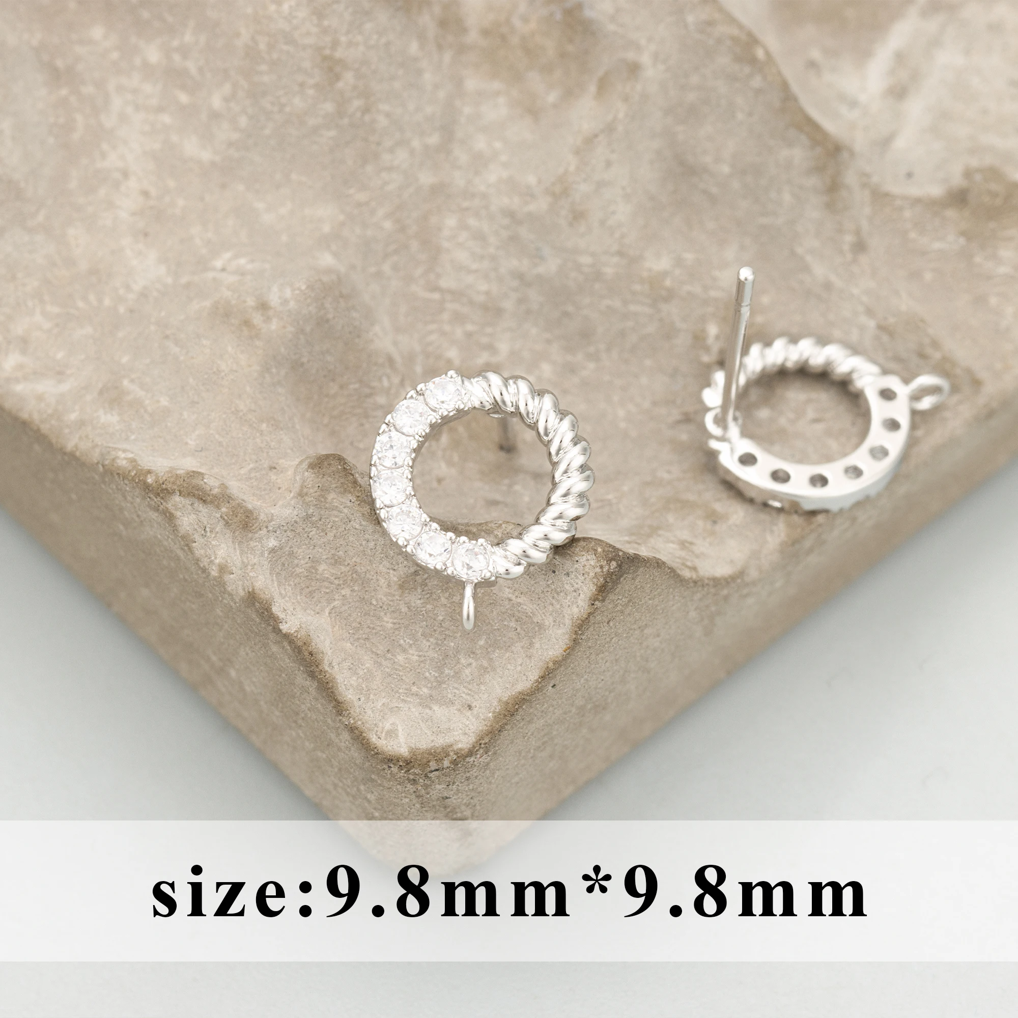 GUFEATHER,6pcs/lot,MG35,jewelry accessories,18k gold rhodium plated,copper,nickel free,charms,diy earrings,jewelry making
