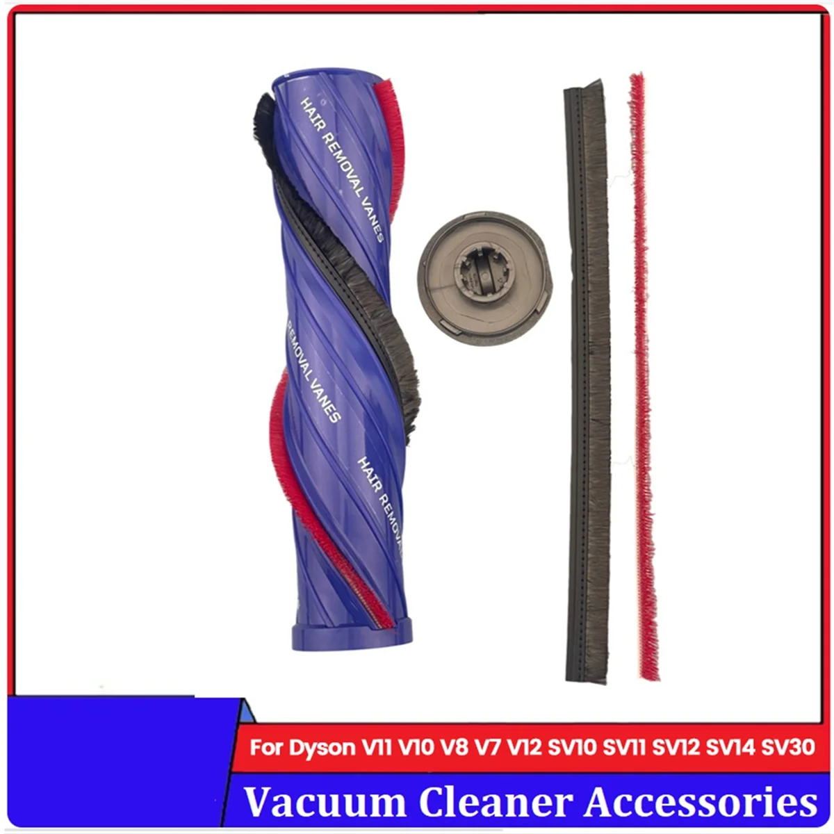 A14G-Direct Drive Anti-Winding Roller Brush for V11 V10 V8 V7 V12 SV10 SV11 SV12 SV14 SV30 Vacuum Cleaner Attachments