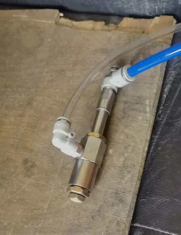 Stainless Steel Vortex Tube Cooler Compressed Air Cooling Heating Spiral Vortex Flow Air Refrigerator Rapid Freezing Pneumatic
