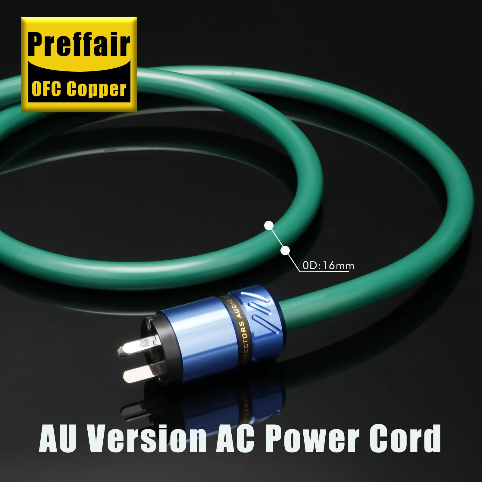 Hifi EU Stromkabel 12AWG Power Core Audio Stromkabel AC-Kabelleitung – Detail 4