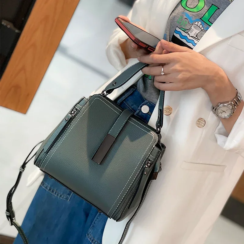 

Женские универсальные модные сумки высокого качества, женская сумка через плечо из натуральной коровьей кожи, женская дорожная сумка через плечо, новинка