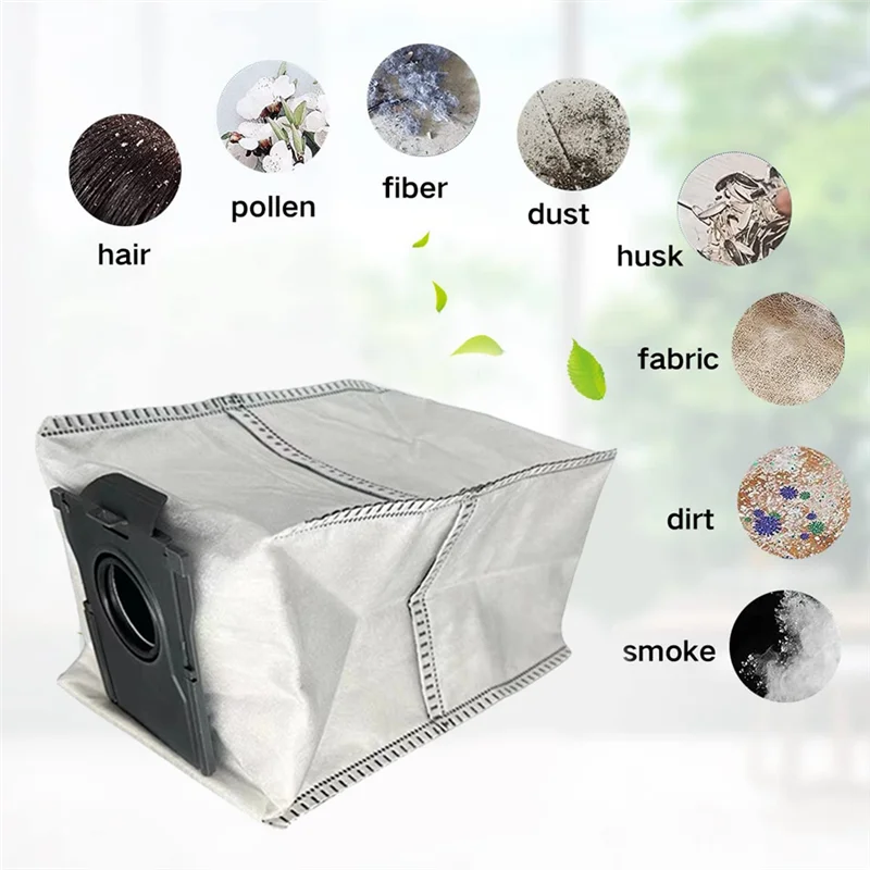 أجزاء كيس الغبار لـ Dreame Bot S10s Pro/S10/X30pro Ultra/X30 Pro Plus/X40 Pro/X40 Ultra أكياس القمامة للمكنسة الكهربائية-AT39 #5