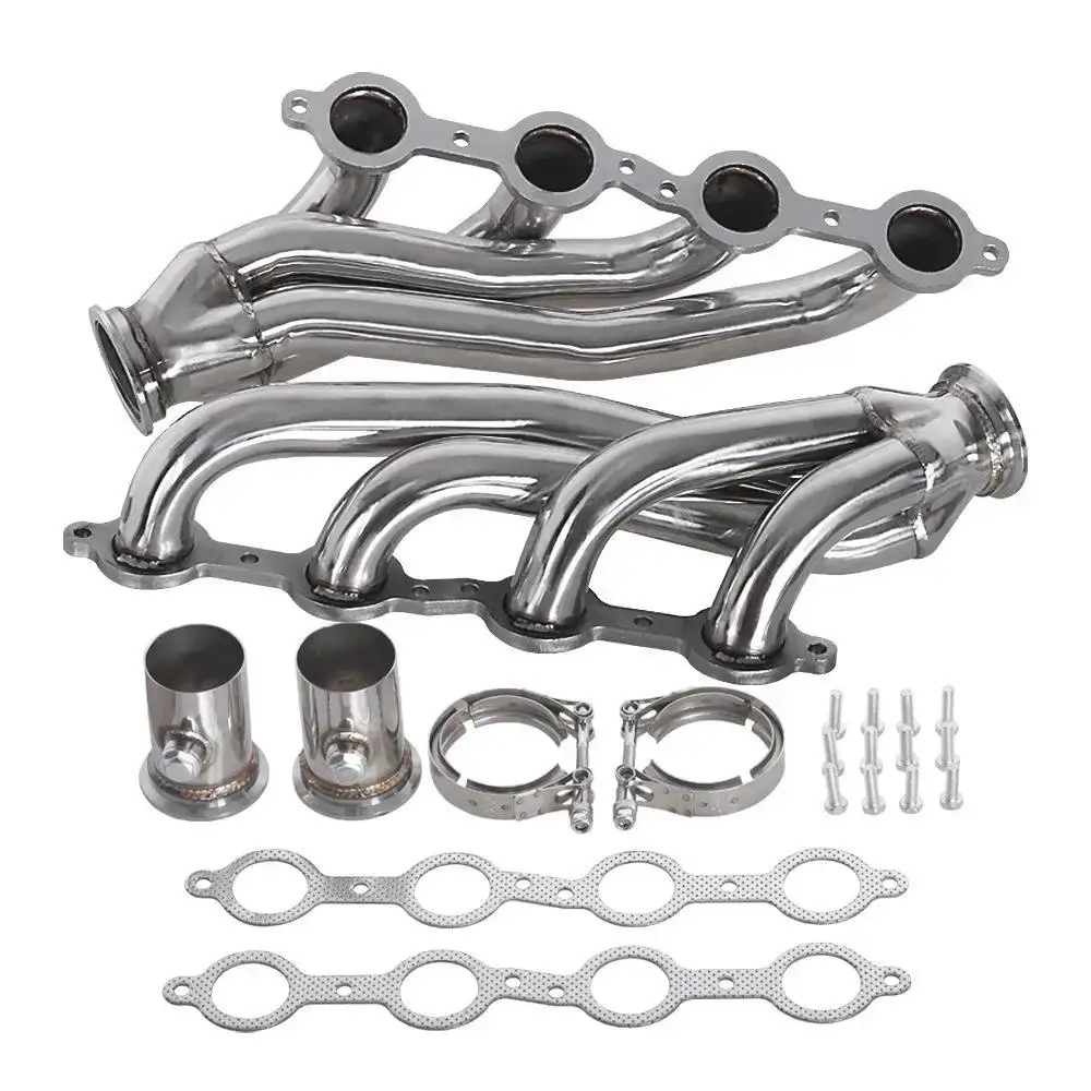 

Car Exhaust Pipe Modification Stainless Steel Exhaust Manifold Banana Set Suitable For Chevrolet C10LS1LS2LS3LS6 Car Mods