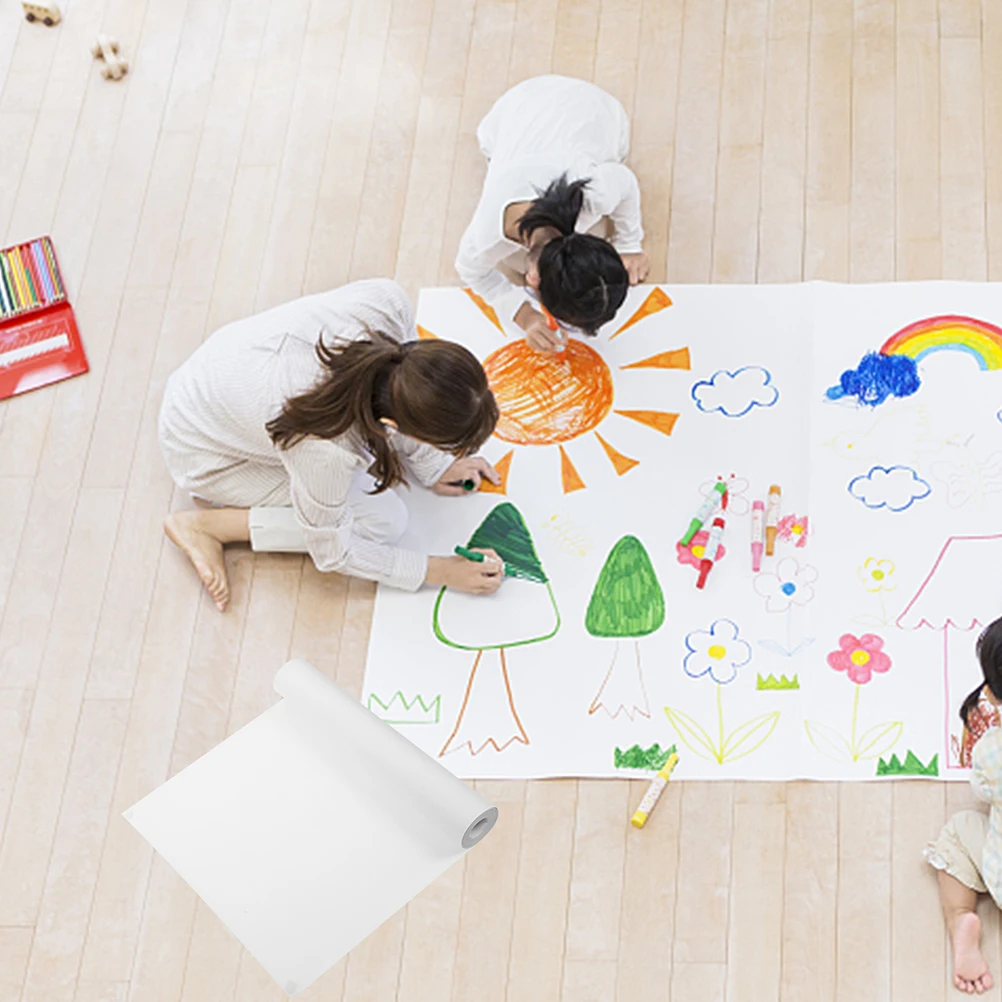 

2 Rolls Kids Drawing Paper Large Size Premium Quality Great for Drawings Graffiti Sketching Home School Homework Tracing Paper