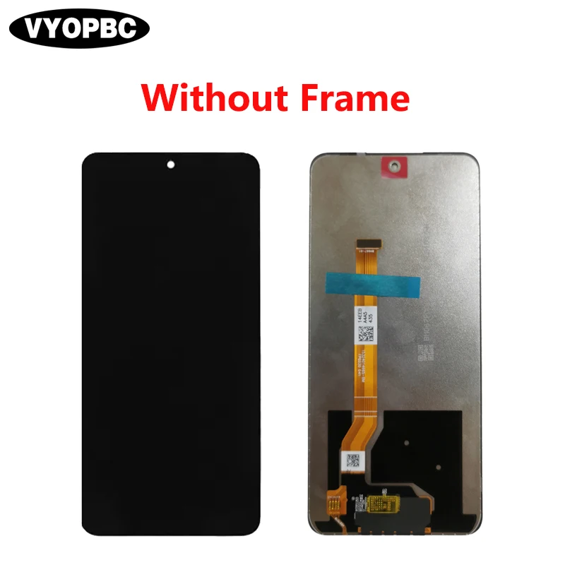 Wyświetlacze LCD 6.67'' do OPPO A80 5G z ramką, panelem dotykowym i digitizerem, zamiennik CPH2639, ekran dotykowy — zdjęcie produktu 5