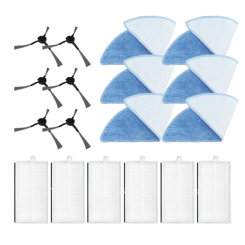 

N85R-For ECOVACS YEEDI Y1 PRO / Y1 PRO PLUS Replacement Parts Accessories Side Brush Hepa Filter Mop Cloth