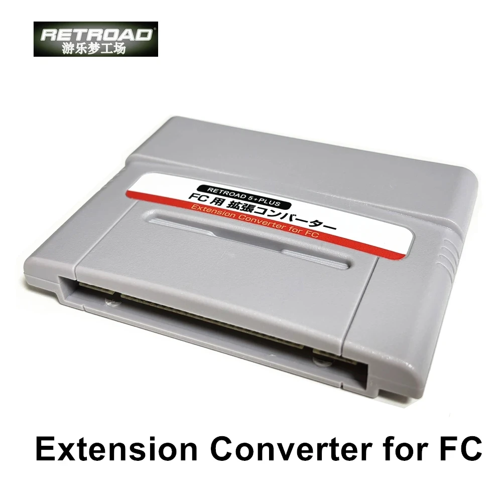 RETROAD FC Extension Converter for 16 bit SFC/SNES super Nintendo game console, play 8bit FC/Dendy games on SFC/SNES console