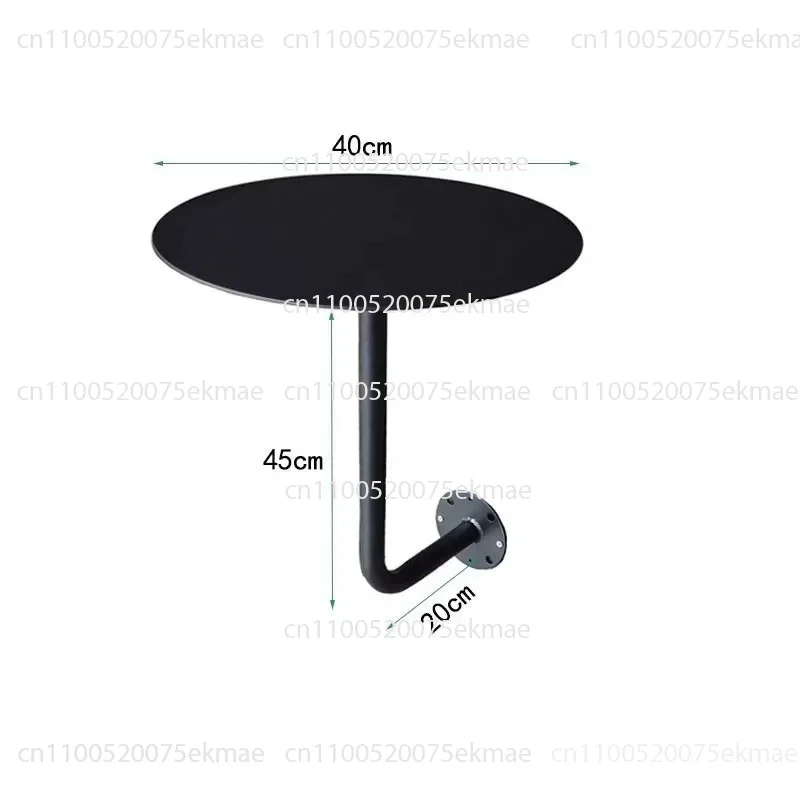 Wall-mounted Small Round Table, Wall-mounted Side Table, Dessert Shop,coffee Table, Industrial Style Wall-to-wall