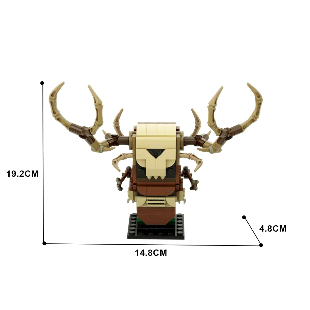 MOC Game The Witcher 3 Leshen Brickheadz The Witcher 3 Figures Toy Model Building Block Toys Kid Birthday Gift Collectible Toys