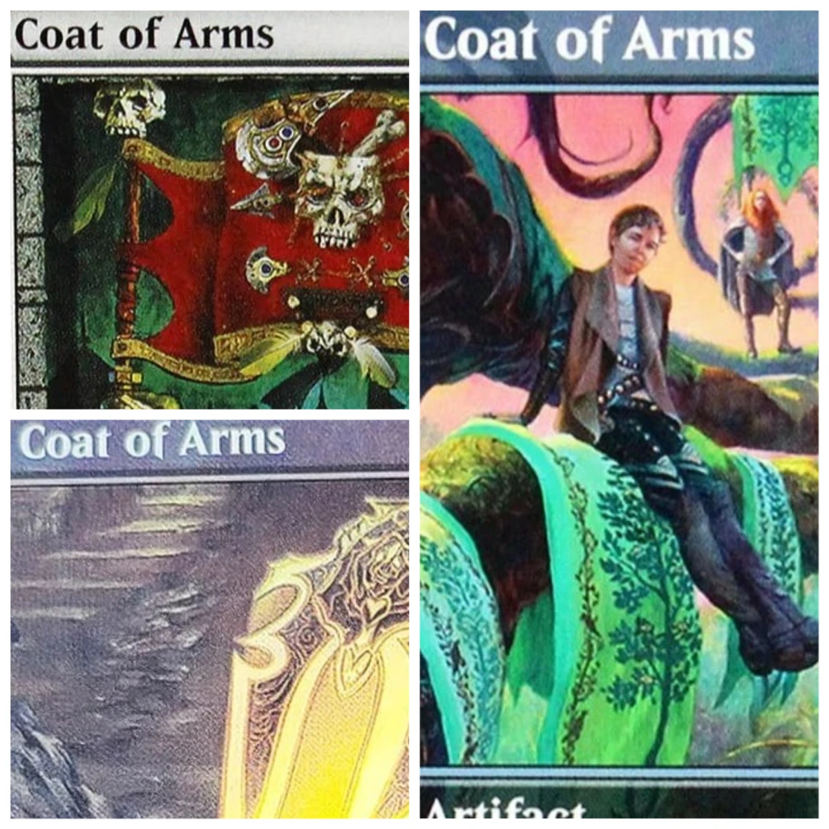 

(Coat of Arms) Holo/Foil TCG Magical Proxys Game Black Top Quality Playing Cards Gathering Board Game Trading Cards Proxy