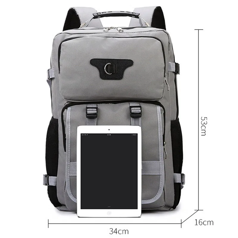 Zaino da viaggio Arrampicata all'aperto Escursionismo Campeggio Borsa da pendolarismo Grande laptop Zaino universitario Viaggio d'affari Bagagli Zaino