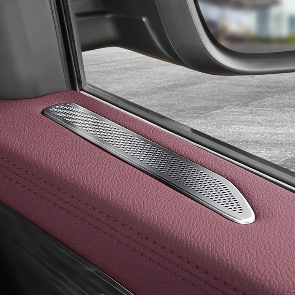 For Renault Grand Koleos 2024 Auto Door Air Outlet Cover Conditioner Duct Outlet Exhaust Dustproof Stainless Steel Accessories