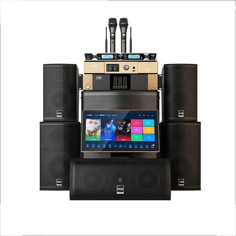 ATSH 5.1 Karaoke And Home Theater System Loa Karaoke Speakers Professional Family Speaker Set