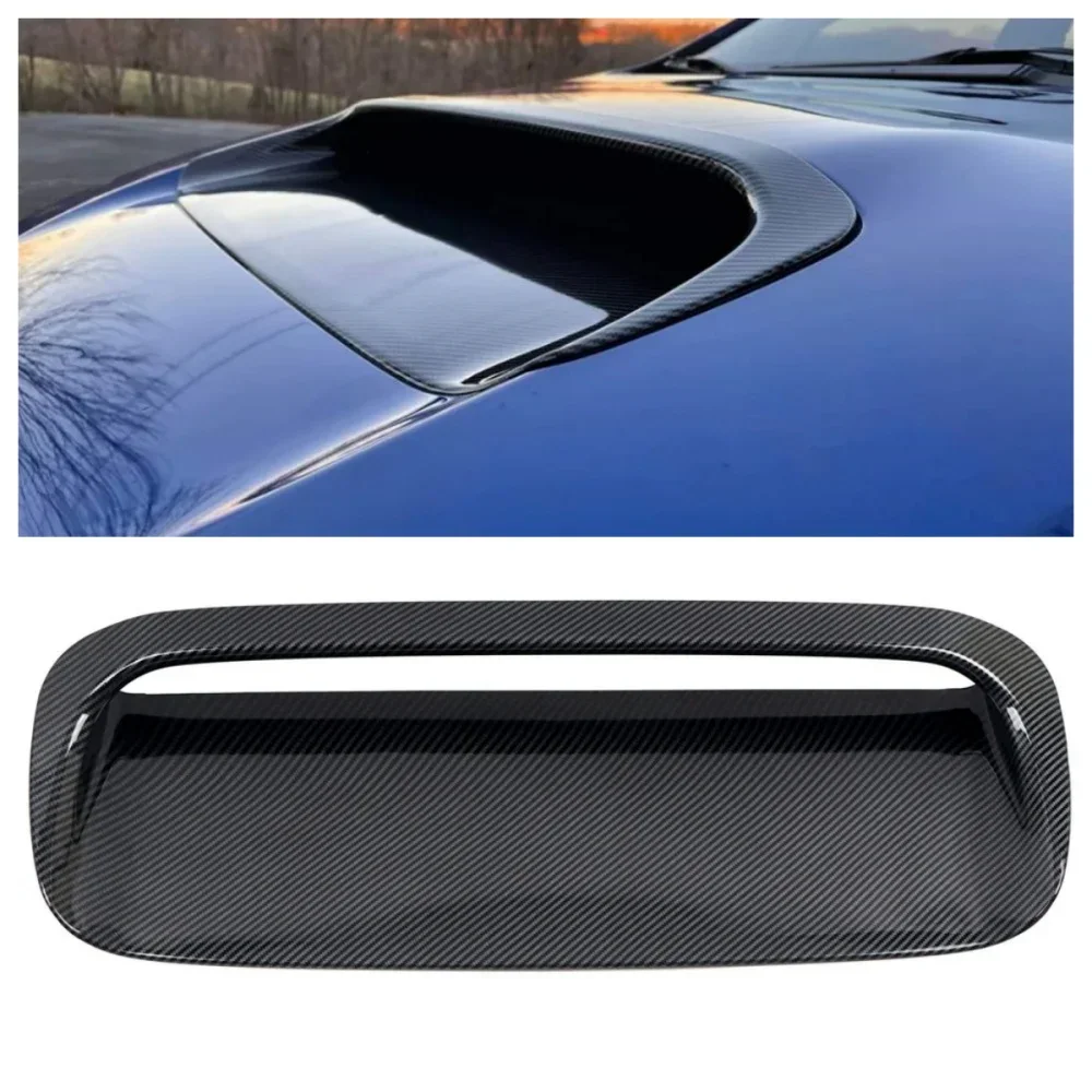 Hood Scoop Air Vent Cover For Subaru WRX STI 2015-2018/ Levorg VM4/ VMG 2014-2017 Front Engine Bonnet Air Intake Trim Frame 1pcs