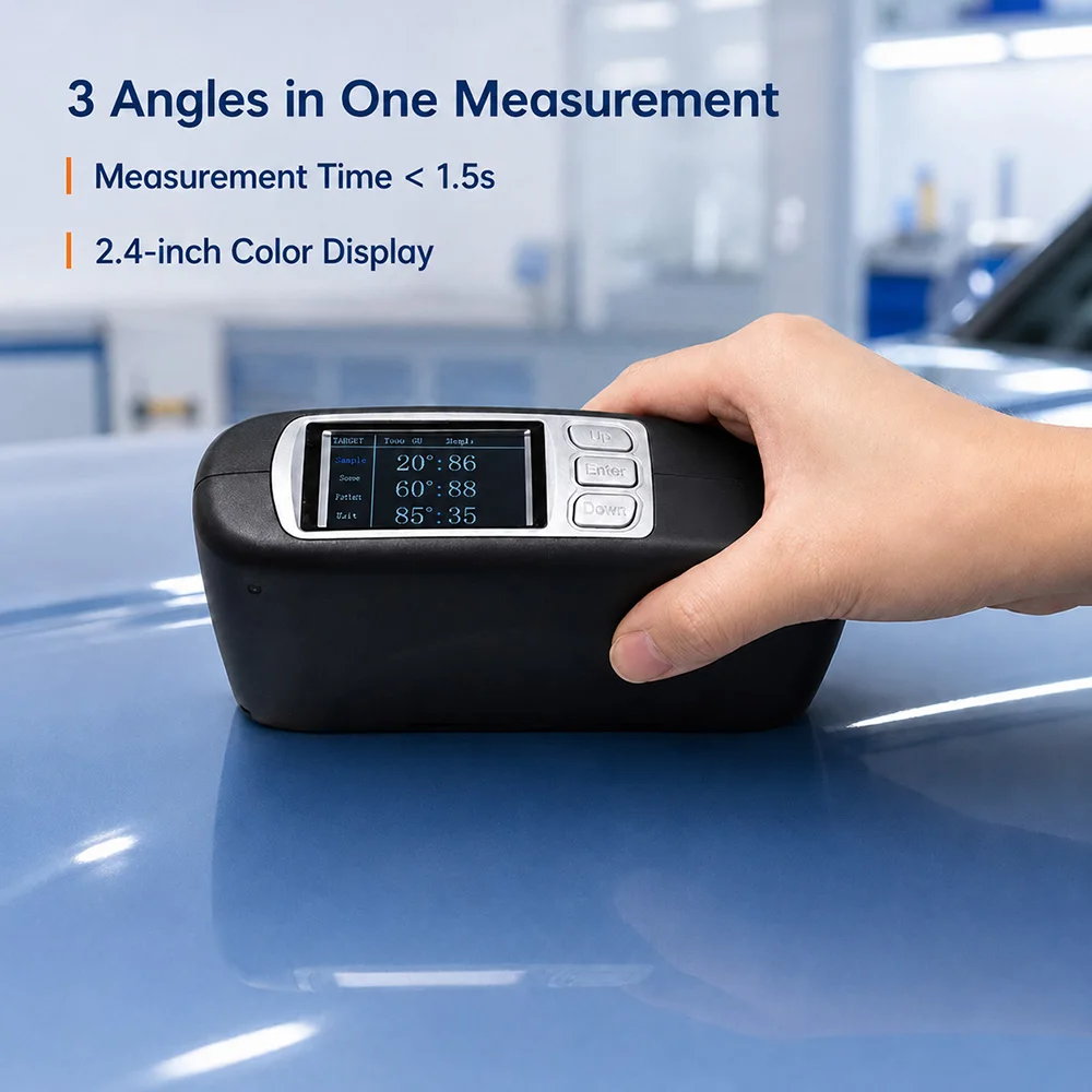 CHNSpec CS-300A CS-380A Digital Gloss Meter 20° 60° 85° 0-200GU Paint Coating Plastic Surface Gloss Tester