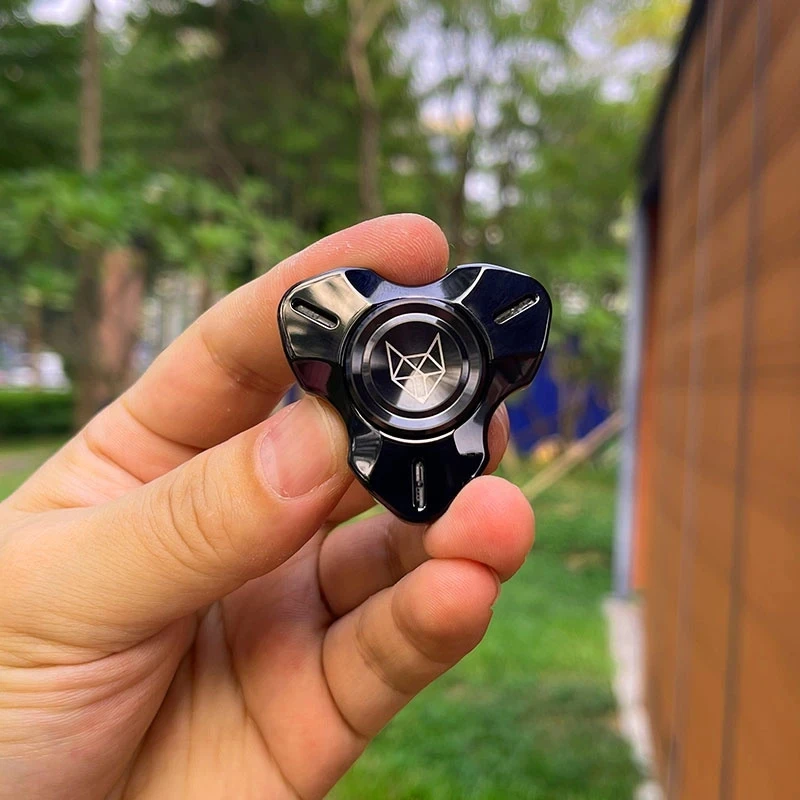 Flexível Fox Fidget Spinner, EDC Hand Spinner, Focus ADHD Tool, Ansiedade e alívio do estresse, Presentes para adultos