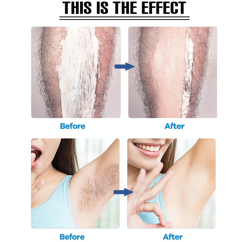 Painless Hair Removal Cream Effective Hair Remover For Men And Women Armpit Leg Arm Skin Care Depilatory Cream