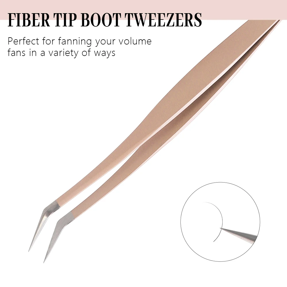 1 Pcs Eyelash Extension Tweezers Stainless Steel 3D Accurate Clip Eyelashes Tweezers Lash Extensions Supplies Set Tool