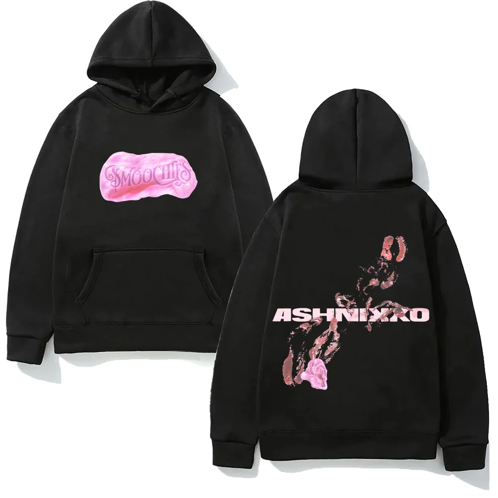 BUCKTOOTH SMOOCHIES HOODIE Ashnikko Singer's same style High Quality Grunge Sweatshirts Punk Long Sleeve Soft Clothing Hooded