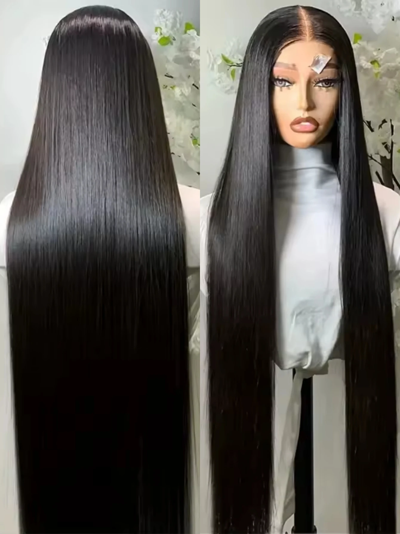 5x5 HD Lace Closure Wigs Human Hair Straight Closure Wigs Human Hair Pre Plucked  Straight Wigs For Women with Baby Hair 26 Inch