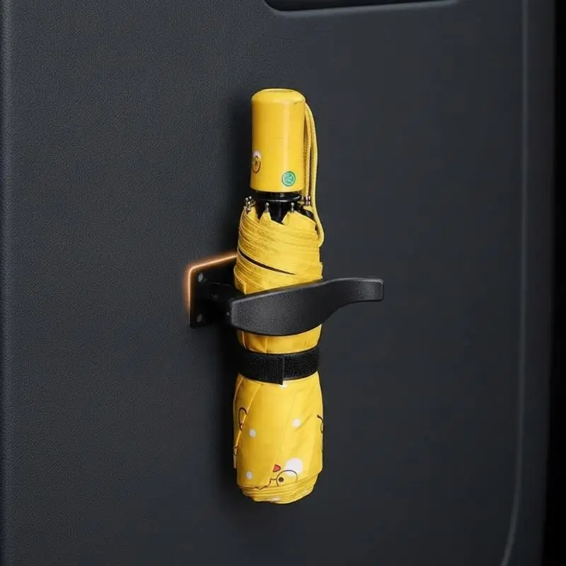 2Pcs Umbrella Mount Holder Car Umbrella Storage Organizer Holders Universal Car Accessory Car Seat Back Hook Multi-purpose Trun