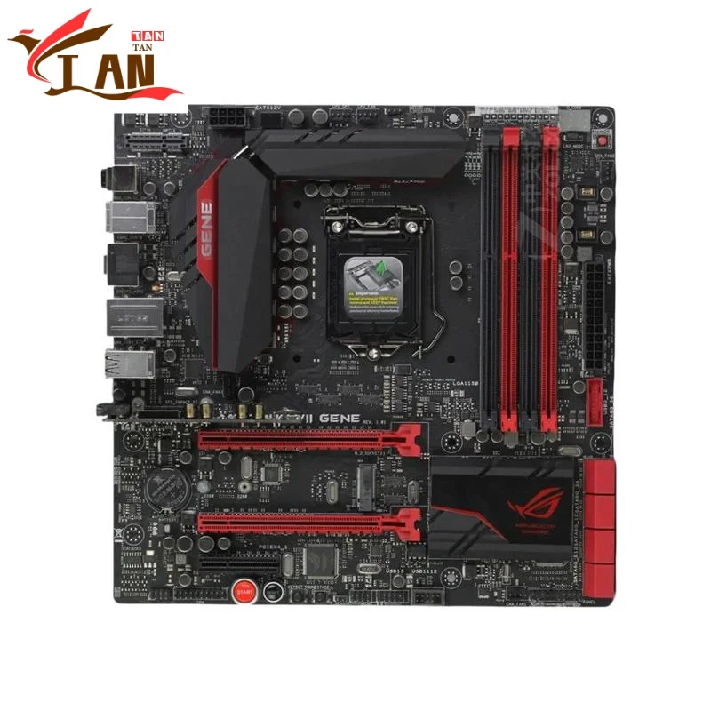 

Материнская плата для ROG MAXIMUS VII GENE, 32 ГБ M.2 HDMI PCI-E3.0 LGA 1150 DDR3 Micro ATX Z97, материнская плата, 100% протестирована, полностью работает, коричневая